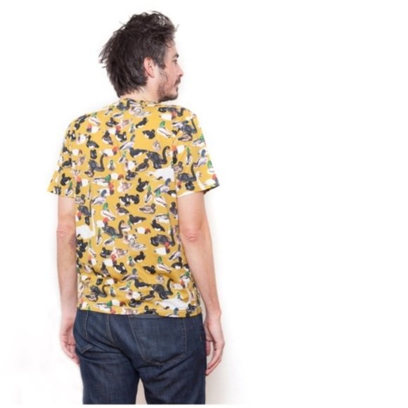 SOLD 💙 DE ISLAS Mallard Ducks Print Unisex TShirt - Picture 3 of 8